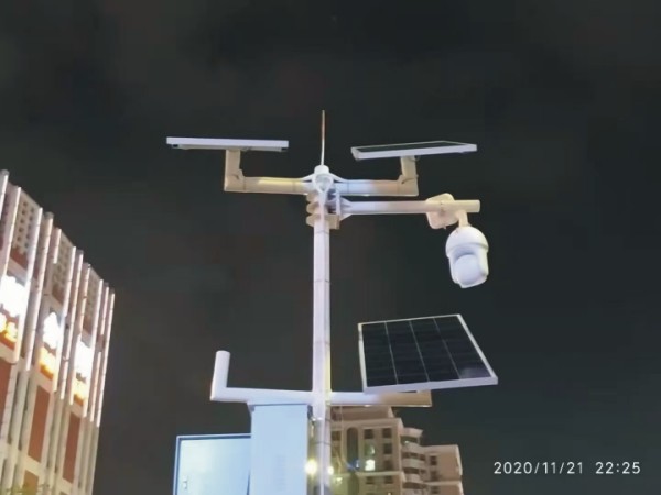 太陽能監控案例-深圳公明道路監控